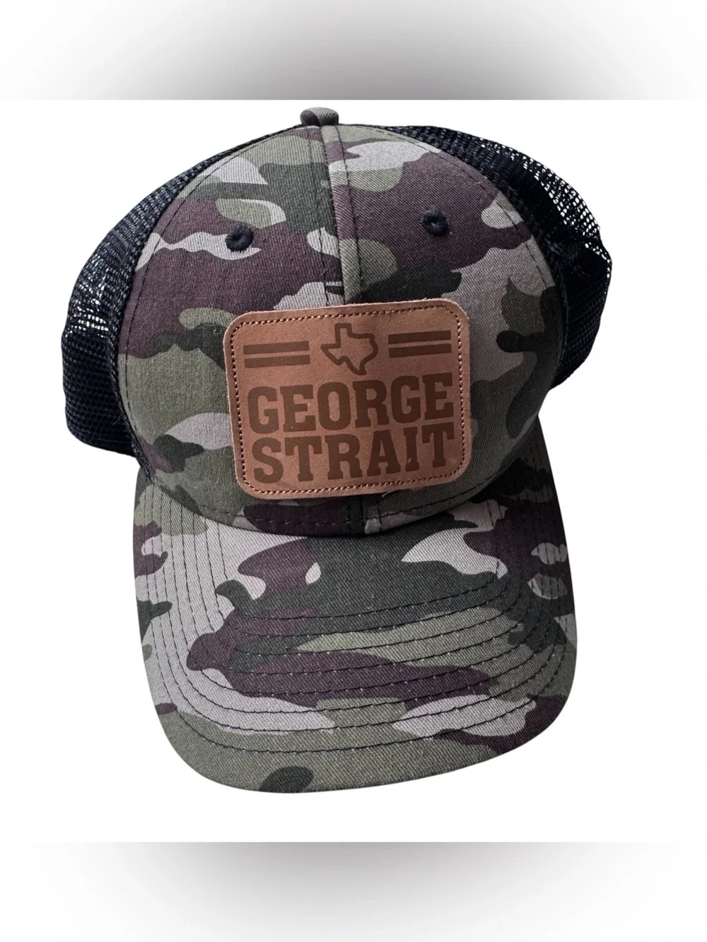 George Strait Camo Trucker Hat